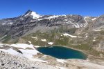 Lac du Santel dans la montée au col de la Baillettaz