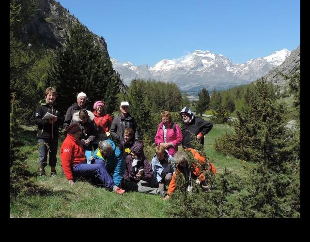 Le groupe devant le Grand-Ferrand &copy;photo O. Lussiana